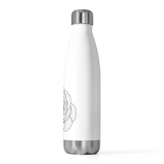 Rose Flower Insulated Bottle