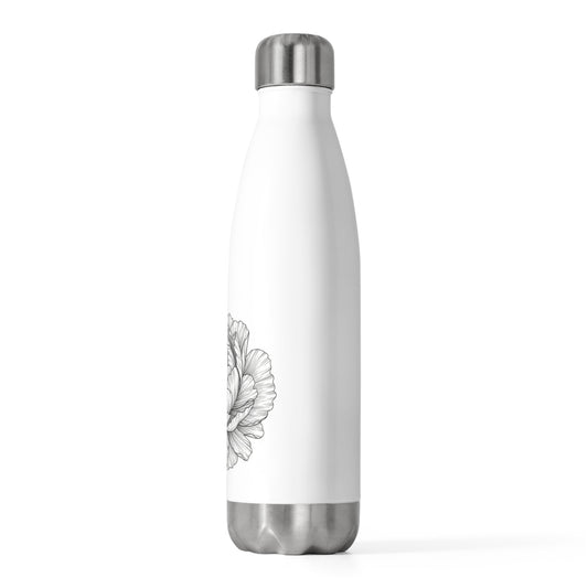 Peony Flower Insulated Bottle